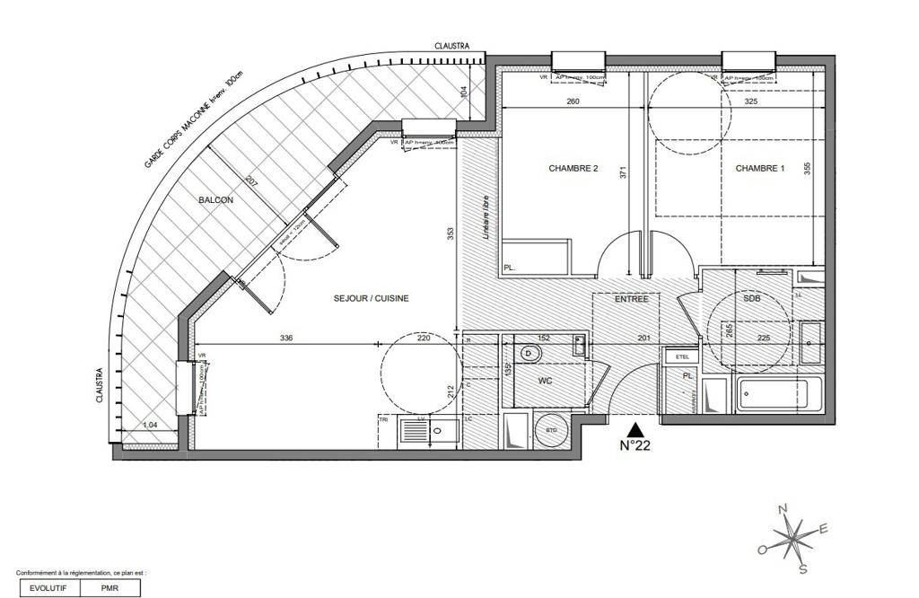 3 room new home in Nice, 75 m², photo #5, listing #103982550