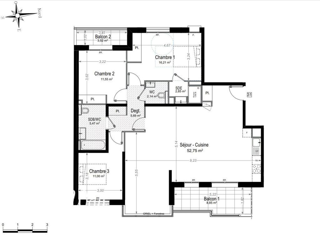 4 room new home in Antibes, photo #6, listing #106511286