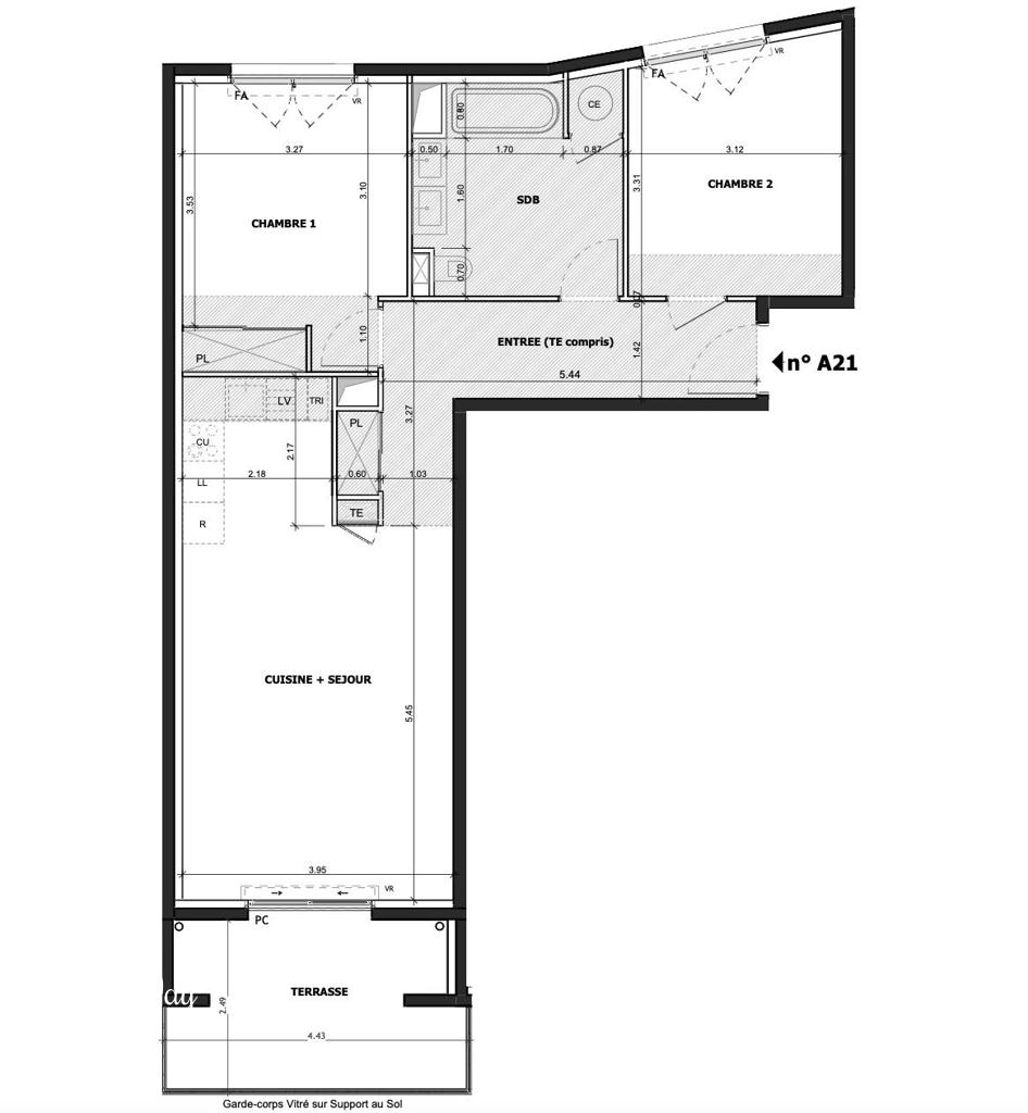 3 room new home in Èze, photo #6, listing #103806486