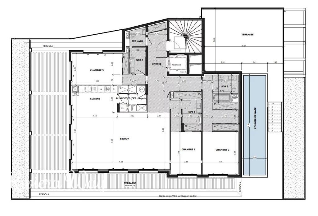 4 room penthouse in Èze, photo #7, listing #104510700