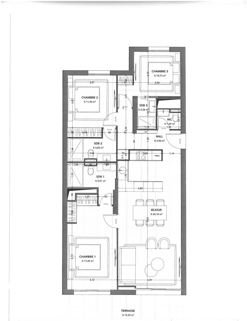 4 room apartment in Cannes, photo #2, listing #106122366