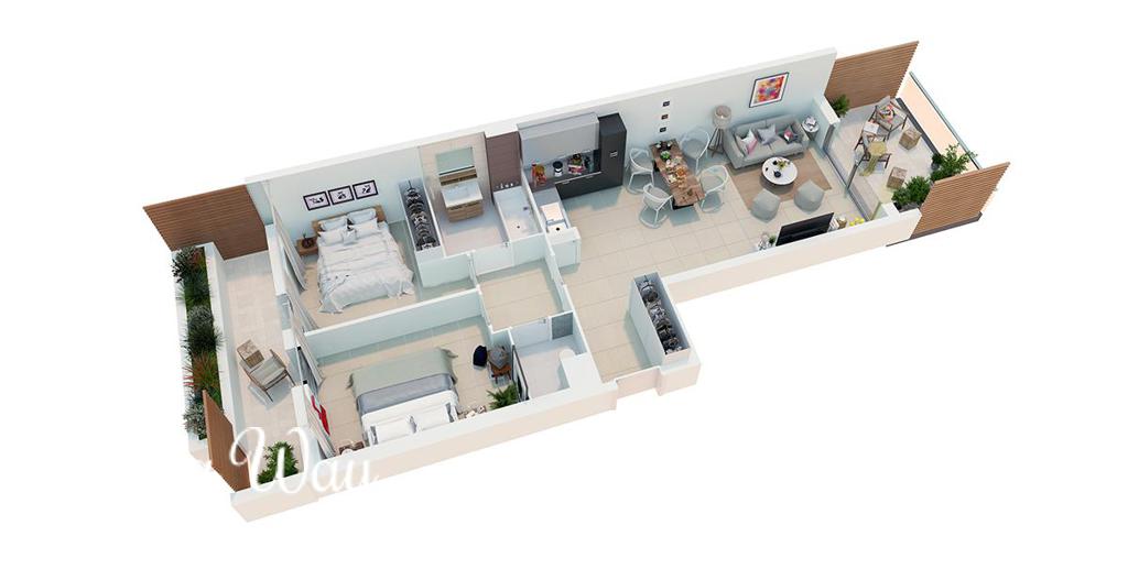 4 room new home in Villeneuve-Loubet, 99 m², photo #6, listing #72333786