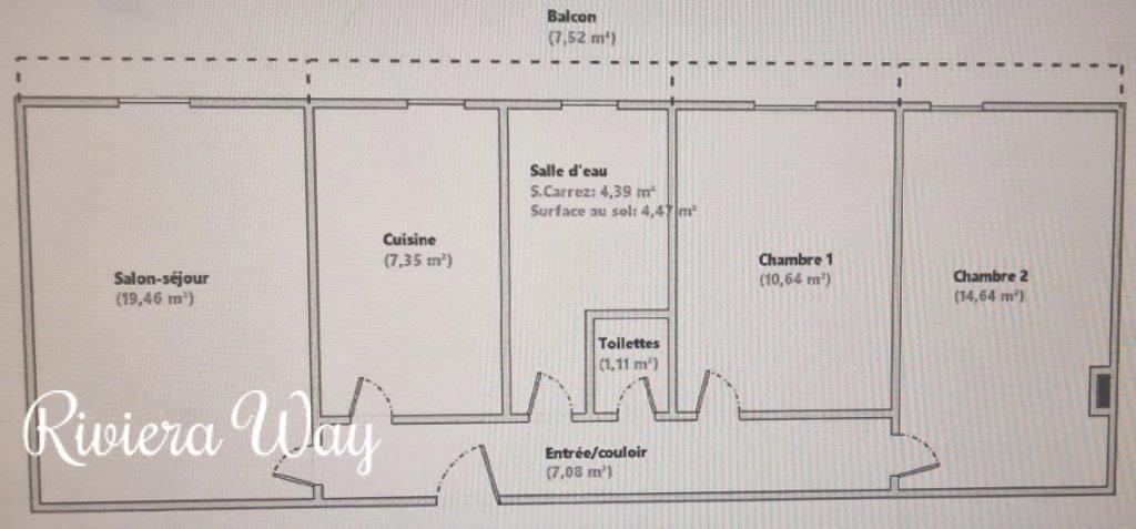 3 room apartment in Carabacel, 72 m², photo #9, listing #106224510