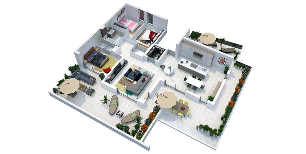 4 room new home in Villeneuve-Loubet, 99 m², photo #9, listing #72333786