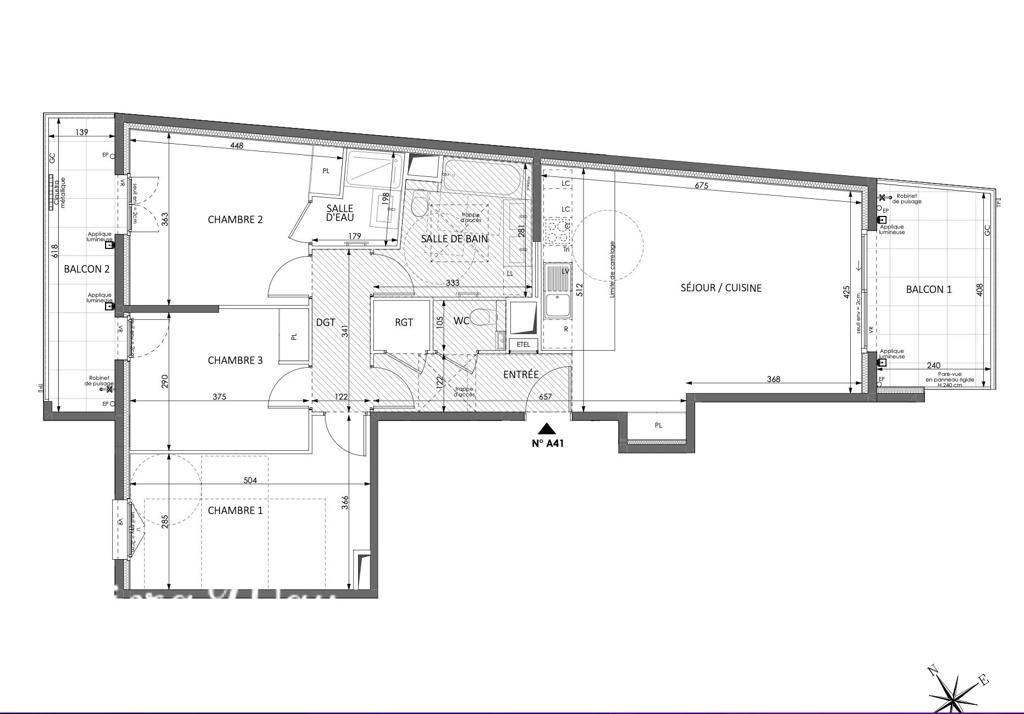 4 room new home in Beausoleil, photo #3, listing #106342992