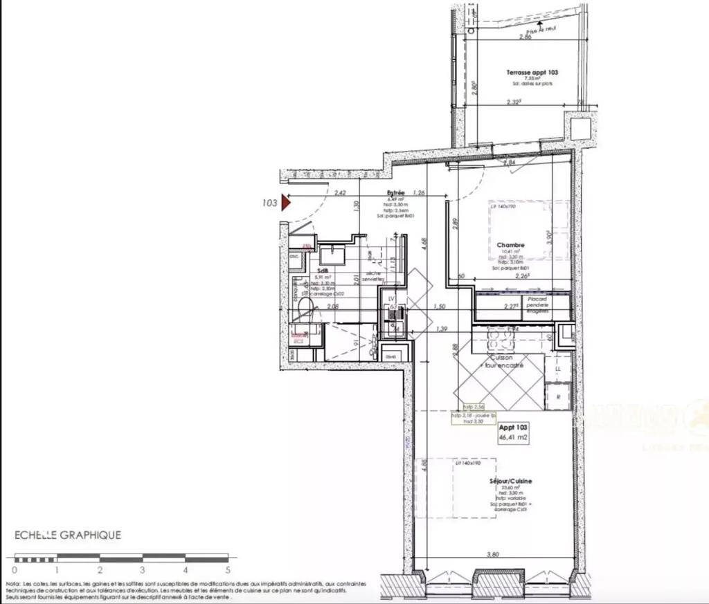 2 room apartment in Cannes, photo #1, listing #102840696
