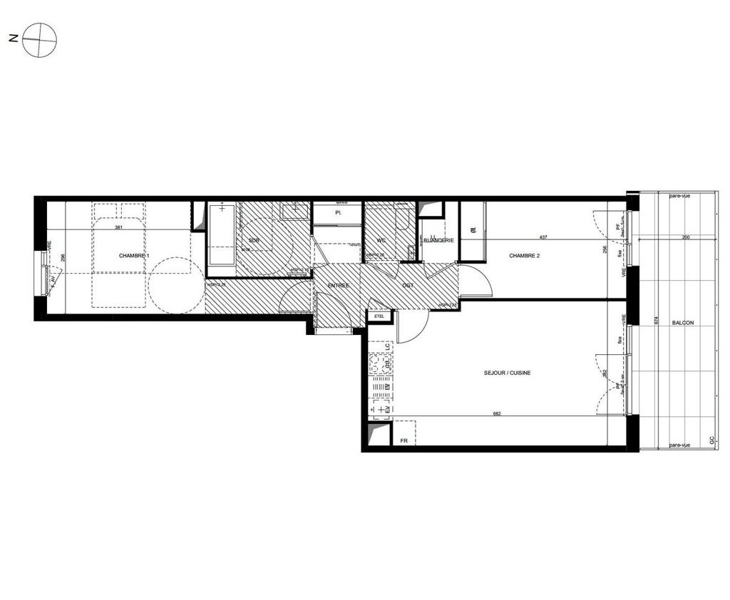 3 room new home in St-Laurent-du-Var, 67 m², photo #10, listing #105969402