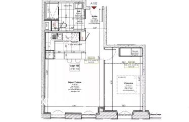 2 room apartment in Cannes