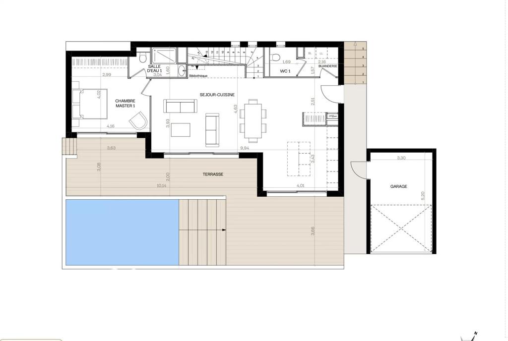 5 room villa in Mougins, photo #6, listing #106239336