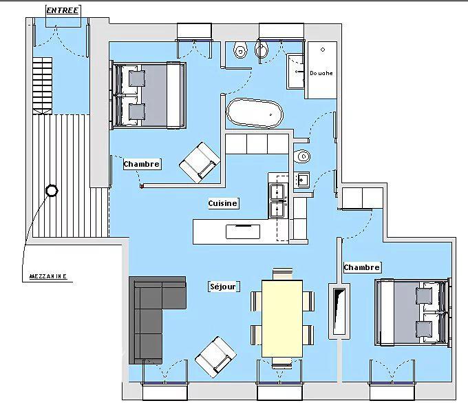 3 room apartment in Beausoleil, photo #7, listing #95821278