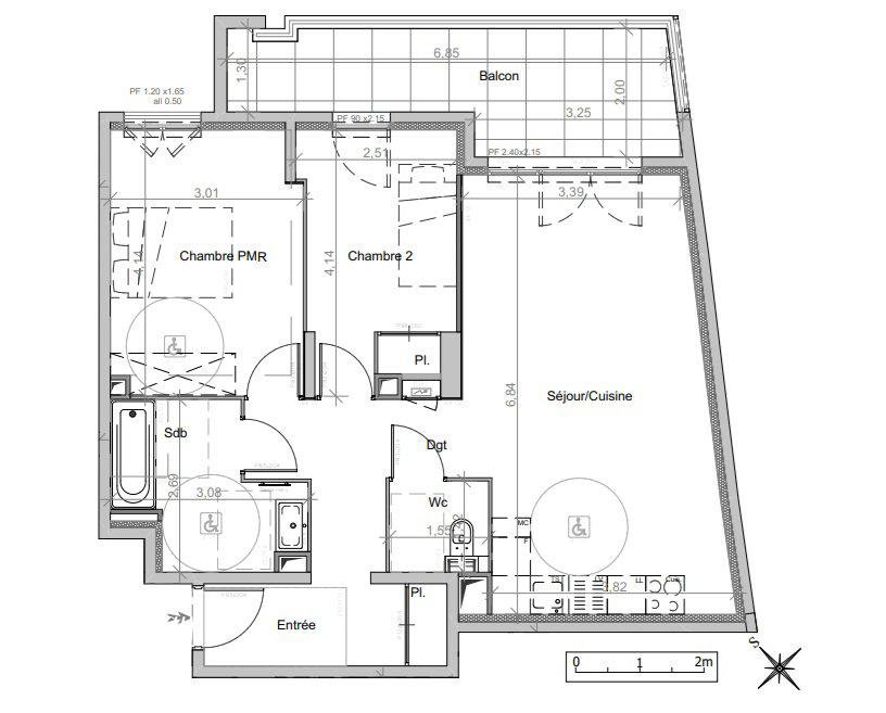 3 room new home in Juan-les-Pins, 66 m², photo #8, listing #102760182