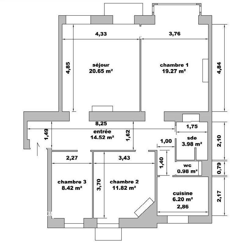 4 room apartment in Nice, 85 m², photo #2, listing #106230264